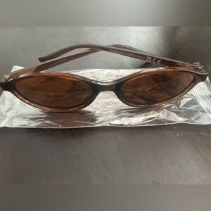 Brown Oval Women's Sunglasses - Yizuo